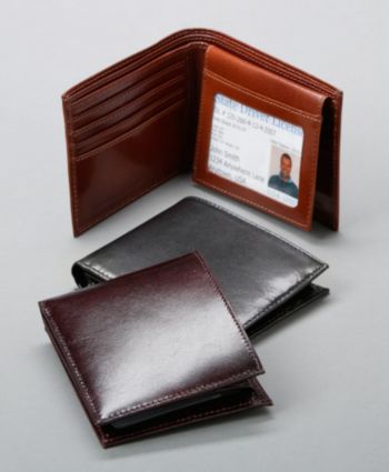 Perry Ellis Men's Sutton Italian Calfskin Passcase