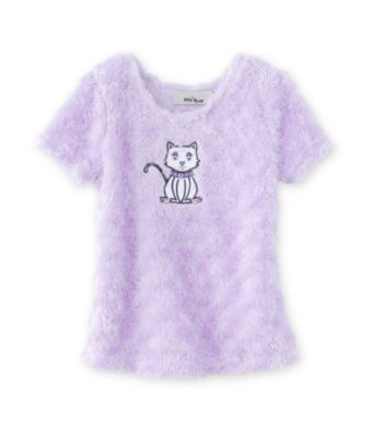 Amy Byer Girls' 4-6X Poodle Top - Lilac
