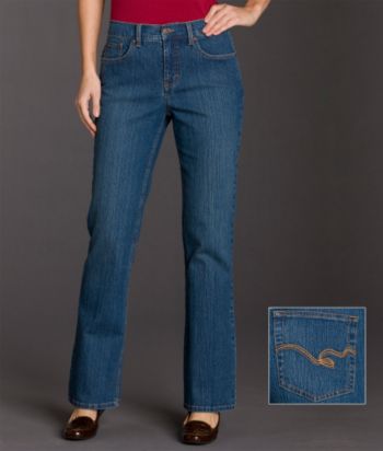 Relativity Women's & Petites' Modern-fit Bootcut Denim Jeans - Dirty Antique