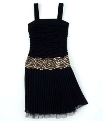 Amy Byer Girls' 7-16 Tank Dress - Black