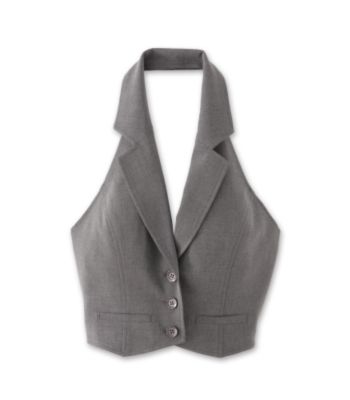 Star City Juniors' Halterneck 3-button Vest - Solid
