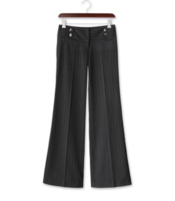 Star City® Juniors' Wide Waist Pants - Black Stripe