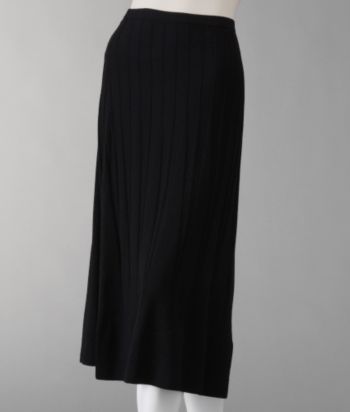 Evan-Picone® Knit Skirt - Jet Black
