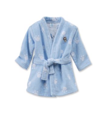 Carter's® Baby Boys' Wrap-Me-Up Paw Print Robe - Blue
