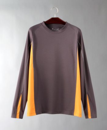 Exertek® Men's Long Sleeve Performance Tee - Shale/Tiger