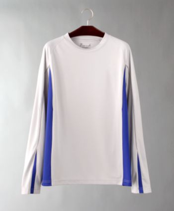 Exertek® Men's Long Sleeve Performance Tee - Mica/Water