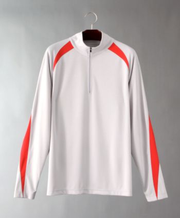 Exertek® Men's Performance Zip - Mica/Red