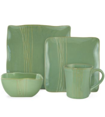 KN Karen Neuburger 4-Piece Place Setting - Green