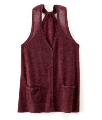 JJ Basics Juniors' Racerback Sweater Vest