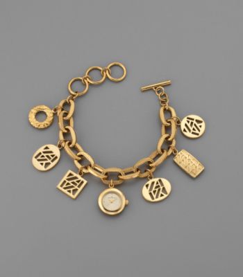 AK Anne Klein® Women's Charm Watch - Gold