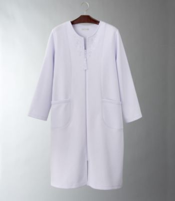 Miss Elaine® Women's Silky Knit Short Robe - Lavender