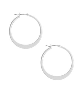 Kenneth Cole® Small Hoop Earrings - Silvertone