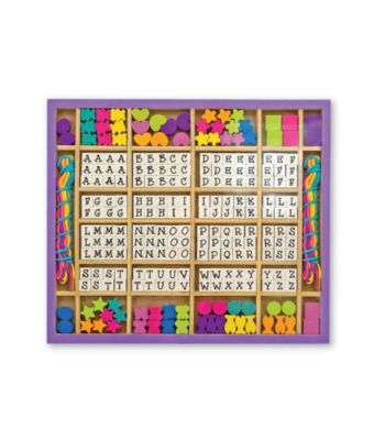 Melissa & Doug® Wooden Stringing Beads