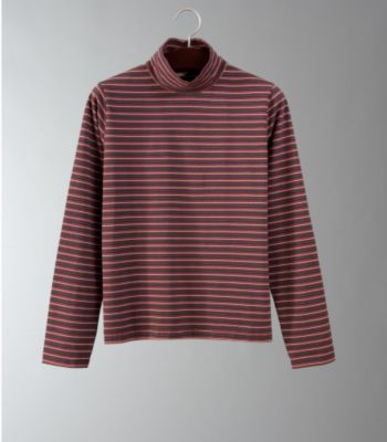 Woolrich® Women's Striped Turtleneck - Onyx