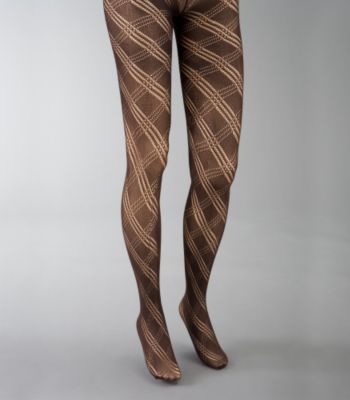 Soxland Juniors' Argyle Trio Tights - Brown