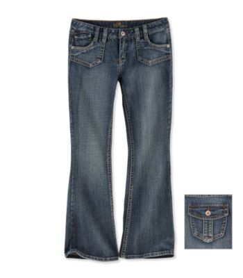 Piama Juniors' Kate Flare Jeans - Greenwich