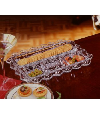 Fifth Avenue Crystal Portico Sectional Relish Dish