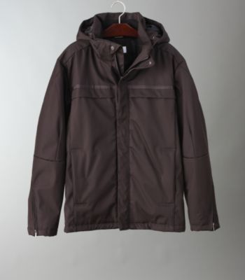 Calvin Klein Men's Trail Bonded Ripstop Jacket - Coffee
