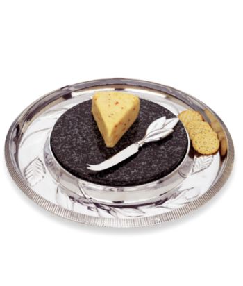 Reed & Barton® Arbor Cheese Board with Knife