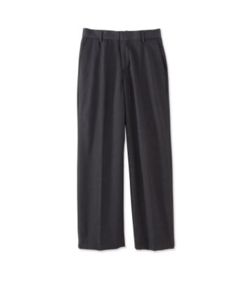 Calvin Klein Boys' 8-20 Charcoal Flat-Front Bi-Stretch Pants