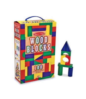 Melissa & Doug® Wood 100 Block Set