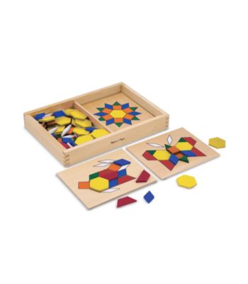 Melissa & Doug® Pattern Blocks and Boards