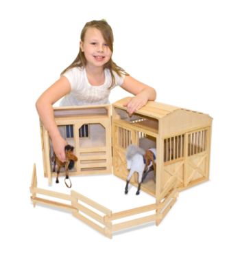 Melissa & Doug® Folding Horse Stable
