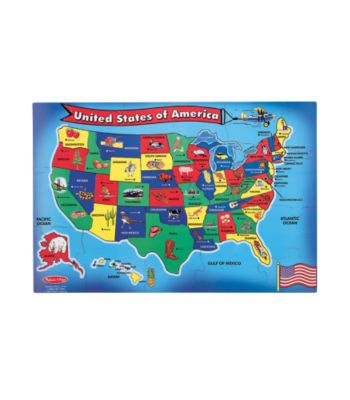 Melissa & Doug® U.S.A. Map Floor Puzzle