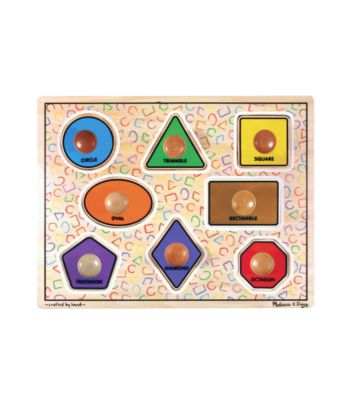 Melissa & Doug® Large Shapes Jumbo Knob Puzzle