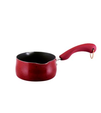 Paula Deen® Red Porcelain Enamel Nonstick 1-qt. Saucepan
