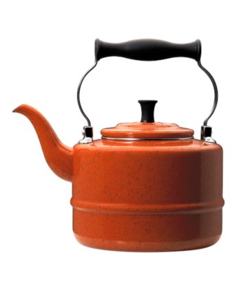 Paula Deen Porcelain Enamel 2-Quart Teakettle - Orange