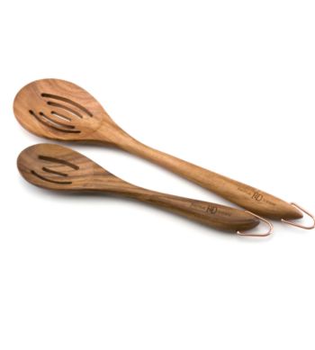 Paula Deen® 2-pc. Slotted Wooden Spoon Set