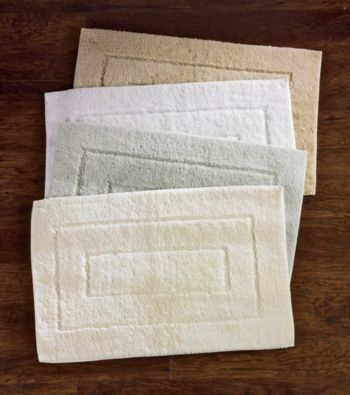 LivingQuarters Reversible Cotton Bath Rug