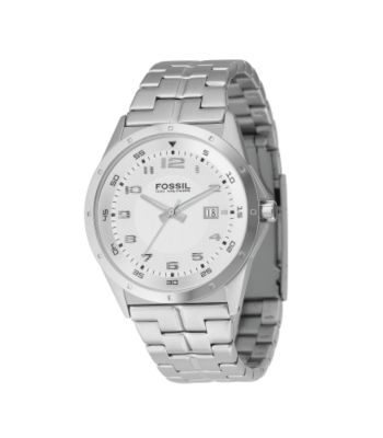 Fossil® Men's Stainless Steel Sport Dial Watch - Silver