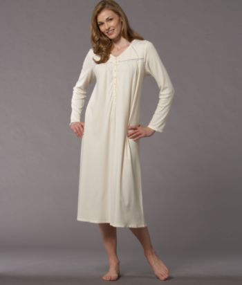 Aria® Women's Long Sleeve Brushed Ballet Gown - Honey