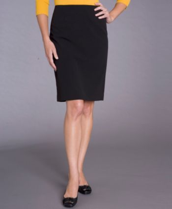 Chaus Pencil Skirt - Jet Black