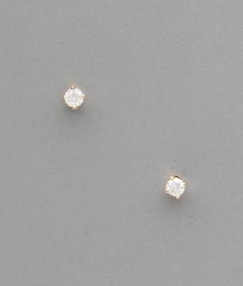 14K Gold .125 ct. t.w. Diamond Stud Earrings