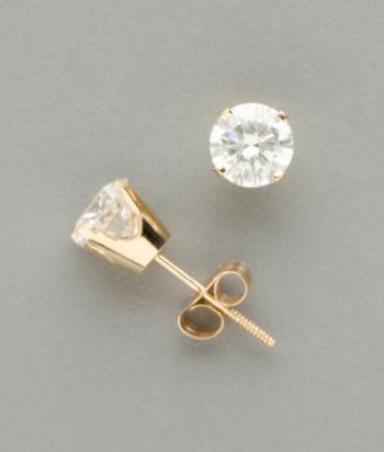 14K Gold 1.0 ct. t.w. Diamond Stud Earrings