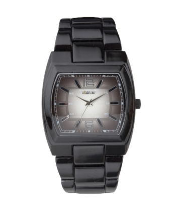 Unlisted by Kenneth Cole® Men's Gunmetal IP Degraday 3 Hand Dial Watch