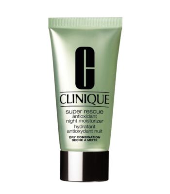 Clinique Super Rescue Antioxidant Night Moisturizer For Dry Combination Skin