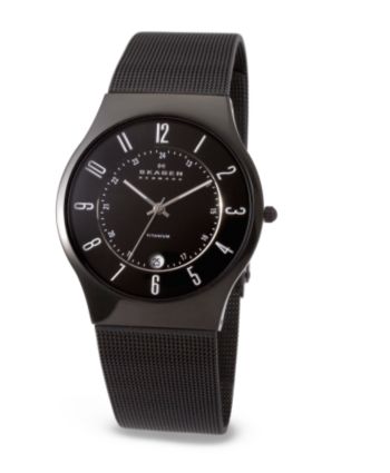 Skagen Denmark Men's Mesh Titanium Watch