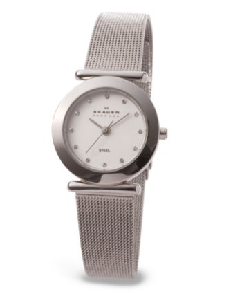 Skagen Denmark Women's Mesh with Glitz Watch