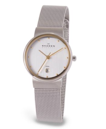 Skagen Denmark Women's Round Steel Mesh Watch