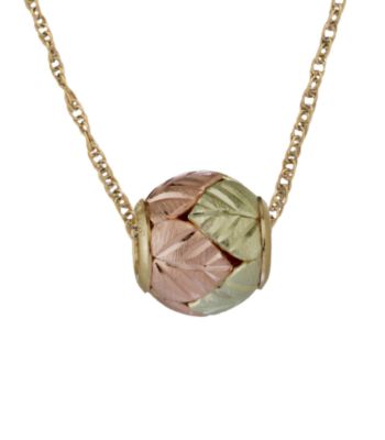 Black Hills Gold 10K Ball Pendant