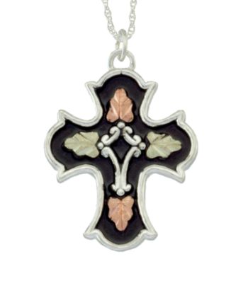 Black Hills Gold Cross Pendant