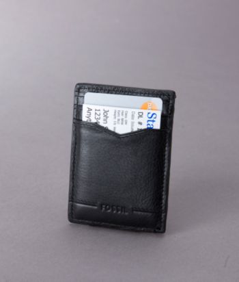 Fossil® Men's Magnetic Front Pocket Wallet - Black