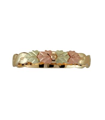 Black Hills Gold 10K Band Ring