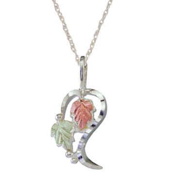 Black Hills Gold Crescent Shaped Pendant