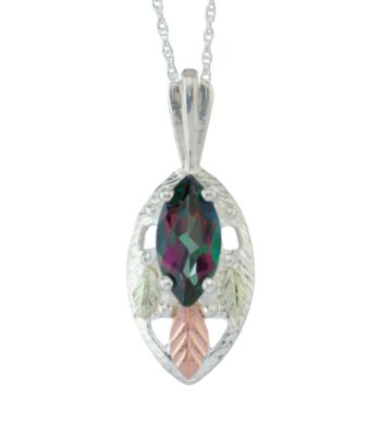 Black Hills Gold Mystic Fire Topaz Pendant