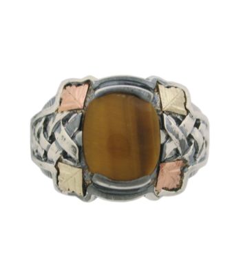 Black Hills Gold Men's Tiger's-Eye Ring